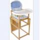 Wooden Adjustable High Chairs For Babies / Folding Baby Dinner Chair