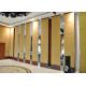 Function Room Bi Folding Partition Walls Domestic , Aluminum Partition Wall
