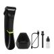 Electric Groin Hair Trimmer IPX4 Waterproof Body Replaceable Ceramic Blade Heads Hair Clipper