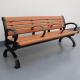 Leisure Plastic Wood Bench , Recycled Garden Bench With Two Dividers