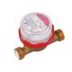 15mm Vane Wheel Rotary Domestic Single Jet Water Meter For Hot Water