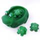 Eco Friendly Rubber Bath Toys For Toddlers , Rubber Frog Bath Toys 15cm Height