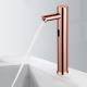 OEM Induction Sensor Sink Bathroom Faucet Tap Automatic Single Cooling Rose Gold