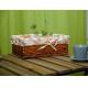 Wicker storage baskets with mat customize size handcraft wicker arts ECO Home