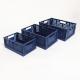 Odorless Square Plastic Household Storage Containers 34*25.5*13cm Stackable Reusable