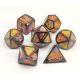 Handcraft Polyhedron Mini RPG Dice Zinc Alloy Material For Collection