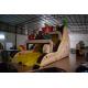 Classic Inflatable Jump House , Inflatable Witch Dry Slide With Animals On It