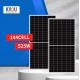 On / Off Grid Solar System Monocrystalline 525W Solar Panel Roof Installation