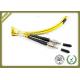 5m / 10m / 15m Fiber Optic Patch Cord Singlemode Anti - Vibration With Yellow Color