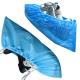CPE Blue Disposable Shoe Cover Waterproof For Medical Hospital Lab