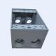 2x4 PVC Coated Junction Box Grey Color 4Holes 12 Holes NPT Threads