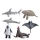 Dive Into Learning With ASTM F963 Compliant Plastic Sea Animal Figures Set For Fine Motor Skills