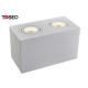 Hotel Surface Mounted Downlight Square Pure Aluminium Ceiling Lights IP20