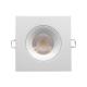 Residential Square Dimmable LED Downlights 3.5inch 9w 5cct Gimbal Cob Type