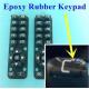 Customized Epoxy 60 Shore A  Silicone Rubber Button Pad