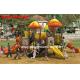 EN Standard Kids Outdoor Playground , Plastic Playground Equipment