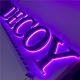 Store Coffee Shop Led Sign Backlighting Purple Lighting CE RoHS