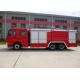 6x2 Drive 6 Seats Foam Powder Fire-Fighting Truck Water 7000L Foam 750L