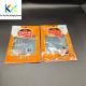Flat Three Side Seal Pouch Supplier Rotogravure Printing Glossy Packaging