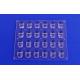 Square Lamp Optical LED Lens Array PC High Power Led With PCB