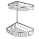 Rust Resistant Bathroom Storage Baskets OEM Triangle Stainless Shower Corner Shelf