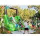Commercial Inflatable Jumping Bouncer Motion Inflatable Obstacle Game Mini Green Inflatable Climbing Slide ROHS