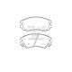 Hyundai Tucson/ Sonata,Ceramic Brake Pad,D924,58101-1FE00,F