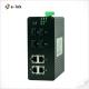 Industrial Self-Configured Ethernet Switch 4 Port 1000BASE SFP + 4-Port  10/100/1000BASE-T