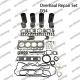 D34 Overhaul Repair Set Cylinder Liner Piston Kit Gasket Kit Valve Seat Guide Main Bearing Con Rod Bearing For Doosan