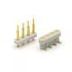 Professional custom 4pin bent spring pin connector right angle female pogo pin connector