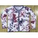 Reactive Flowers Print Womens Knit Cardigan Sweater Manufacturer In China OEM Service