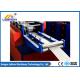 Red color 2018 new type PLC control automatic door frame roll forming machine high precision and smooth made in China