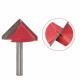Sharp Cutting Edge Woodworking Router Bits V Groove Carbide Tipped Tools