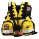 Multipurpose Rescue Life Jacket 150N Buoyancy Yellow Color Durable