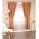 Embrossed Fleece Polyester  Black Out Window Curtain