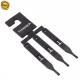 Multifunction Black Plastic Leather Belt Hangers With Three Tails