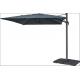 2.7x2.7M Outdoor Hanging Umbrella Mini Roman Parasol With Flexible Ribs