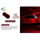 Durable Auto Base Coat Paint UV Resistant Multifunctional Briliant Red