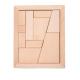 Eco-friendly Wooden 3D Building Blocks Creative Art Gift Home Ornament Decoration Solid Wood Kids Toys DIY wooden toy