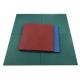 500mm Rubber Playground Tiles Rubber Tiles Green Or Red Rubber Mats