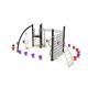 Adult Jungle Gym Outdoor Physical Fitness Equipment For Amusement Park