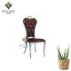 201 Stainless Steel Stainless Steel Chairs With Button Back 43*50*90cm