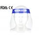 Clear Wide Anti Fog Safety Face Shields , All-Round Protection Full Cover Face Shield