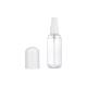 PETG Clear Empty Round Plastic Hair Spray Bottle For Skin Care Lotion