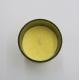 9cl Yellow Electroplated Glass Jar Scented Candle With Cracked Pattern