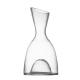 Transparent Crystal Glass Wine Decanter Carafe 1600ml Bottom Raised Sober