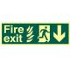 Customizable Photoluminescent Safety Sign No Electricity Customization Upon Request