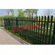2.4m Height Steel Palisade Fencing With Powder Coating Finished Surface
