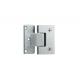 Stainless Steel Cranked Butt Shower Door Hinges High Toughness Bright Chrome