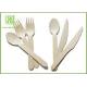 Food Grade Premium Birch Disposable Eco Friendly Wooden Cutlery Fork Knife Spoon